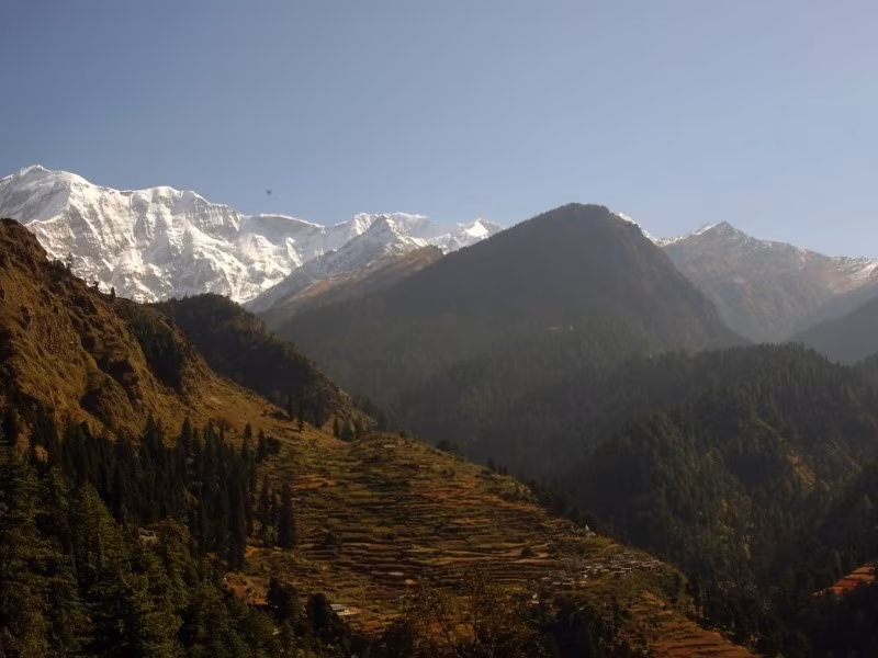 Trek in Garhwal, on pilgrimage paths